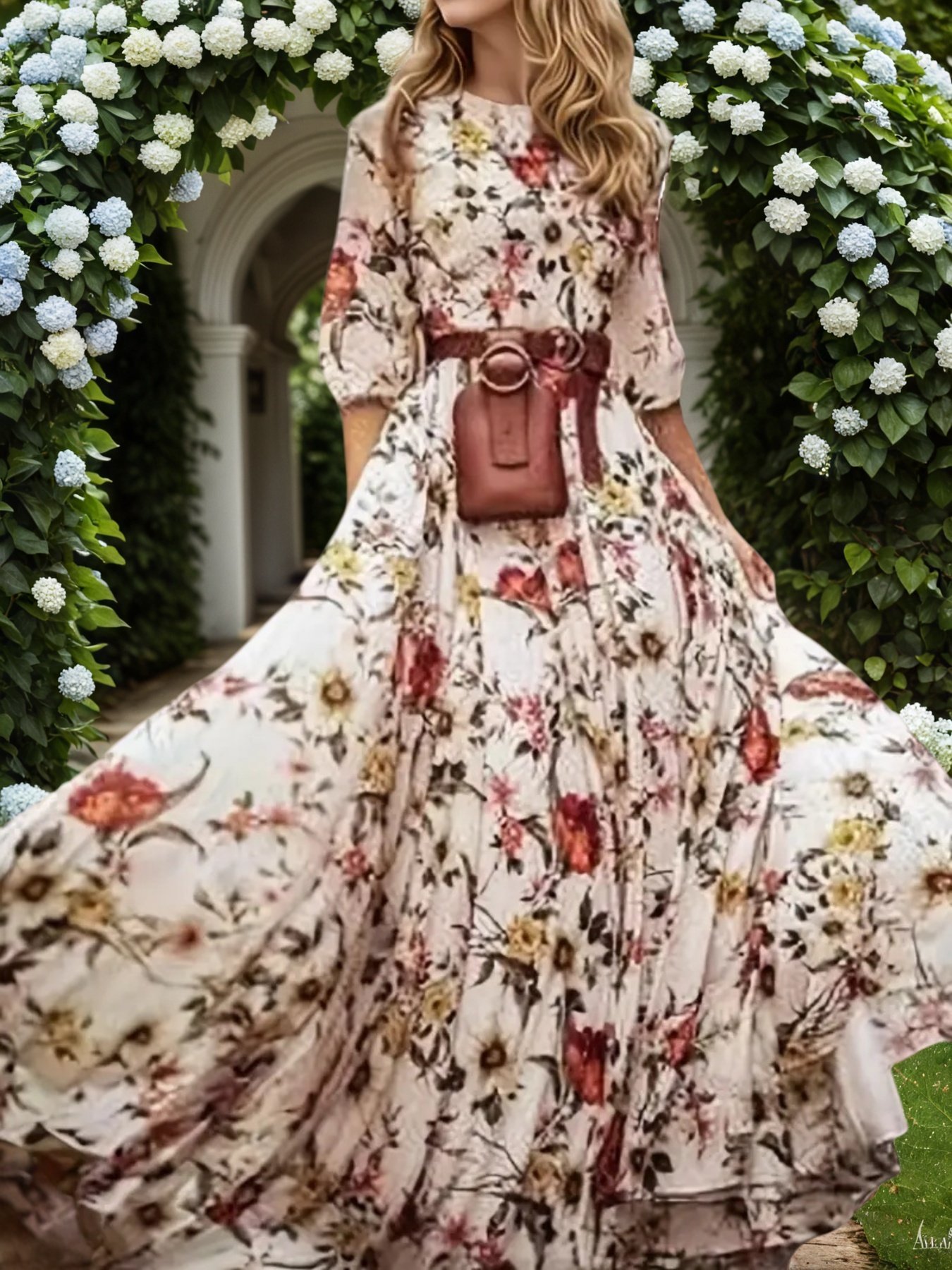 Aurelia Floral Flow Maxi Dress - Image 2