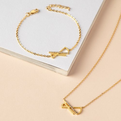 infinity charm bracelet in sterling silver with minimalist design