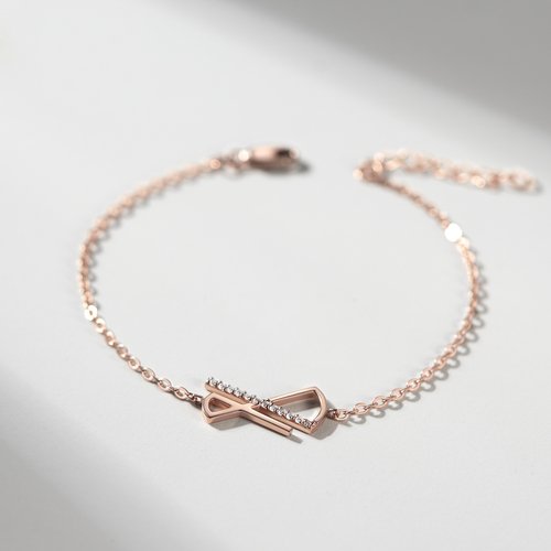infinity charm bracelet in sterling silver with minimalist design
