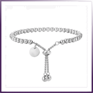 Titanium adjustable bracelet for women minimalist design
