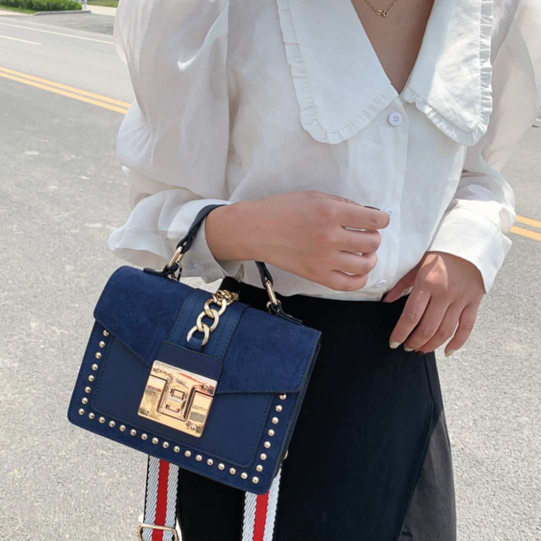 fiona shoulder bag faux suede